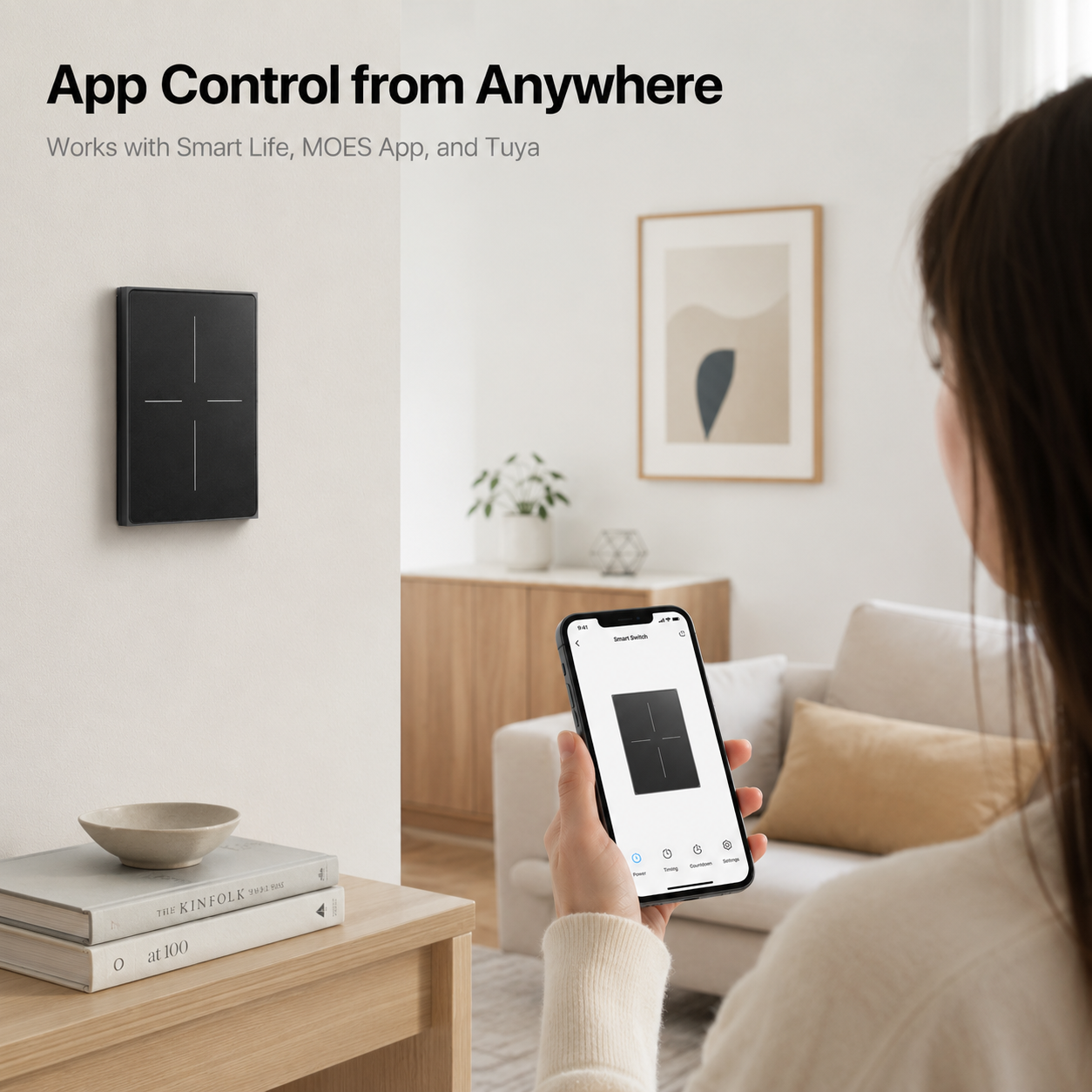 Wi-Fi Smart Scene Wall Switch smart wall control product image 4