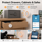 Zigbee Vibration Sensor Alarm Kit smart safety and security product image 5