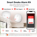 Smart Smoke Alarm Kit smart safety and security product image 3