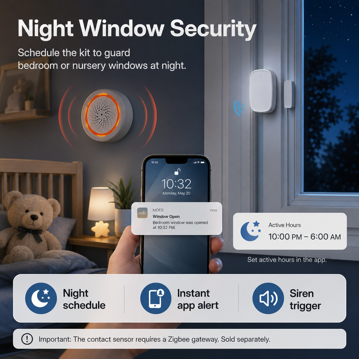 Smart Entry Alert Kit smart safety and security product image 7