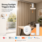 Smart Curtain Automation Bundle with Light Sensor window and curtain automation product image 3