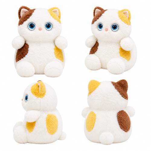 AI Plush Cat Companion Toy with Moving Eyes & Tuya Support smart toy product image 2