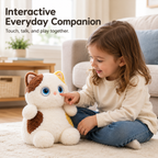 AI Plush Cat Companion Toy with Moving Eyes & Tuya Support smart toy product image 7