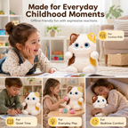AI Plush Cat Companion Toy with Moving Eyes & Tuya Support smart toy product image 3