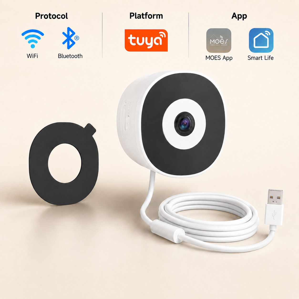 Magnetic Window Security Camera window and curtain automation main product image