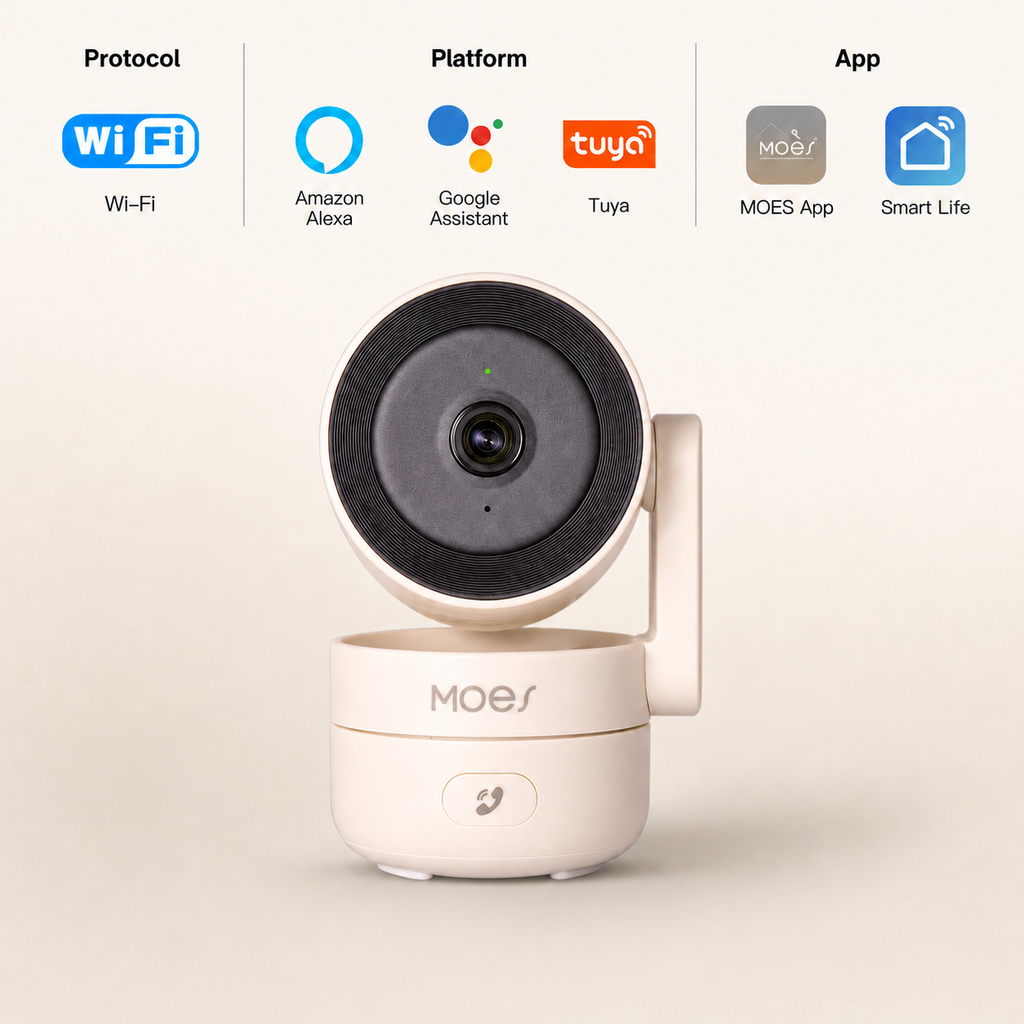 Smart Wi-Fi Indoor Security Camera smart safety and security main product image