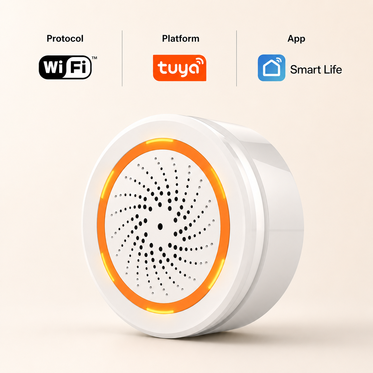Smart Wi-Fi Siren Alarm with Flashing Light smart irrigation main product image