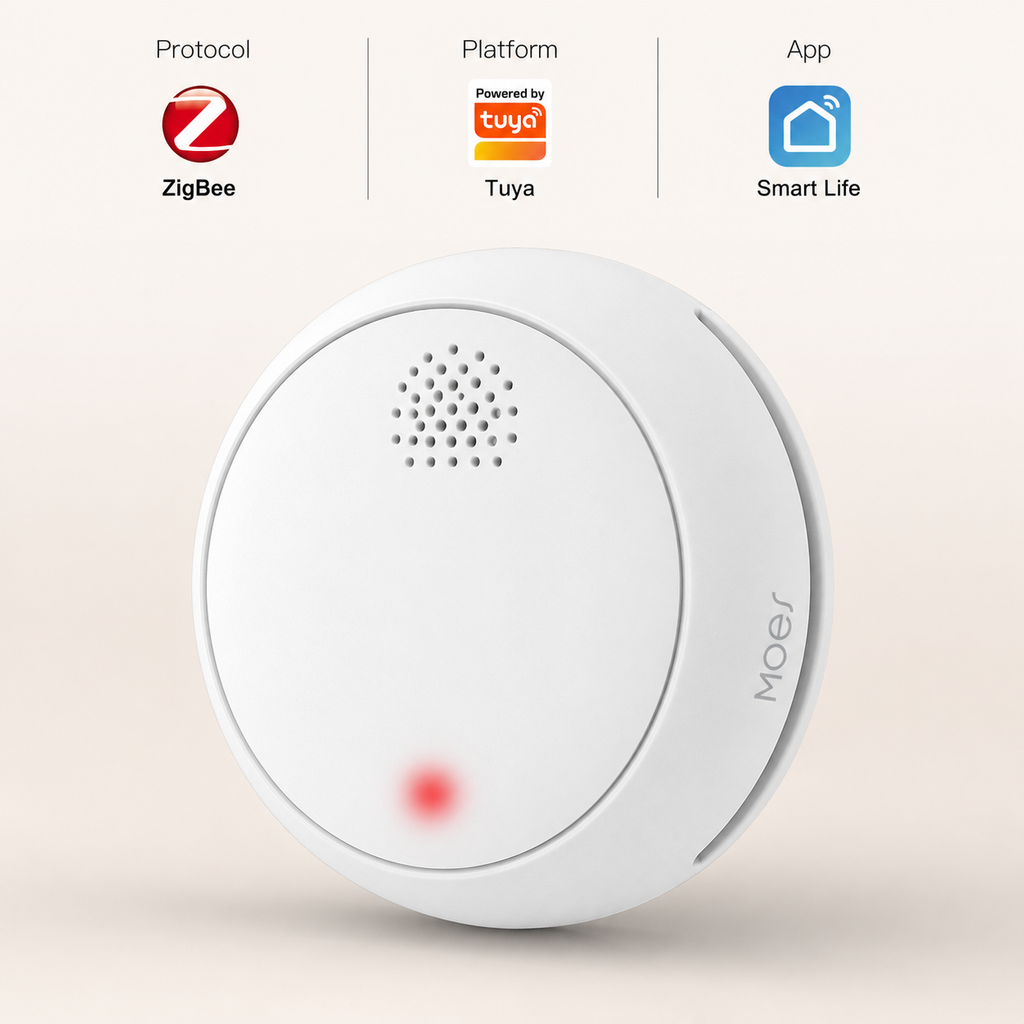 Zigbee Smoke Detector Alarm smart irrigation main product image