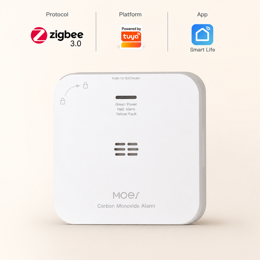 Zigbee Carbon Monoxide Detector Alarm smart irrigation main product image