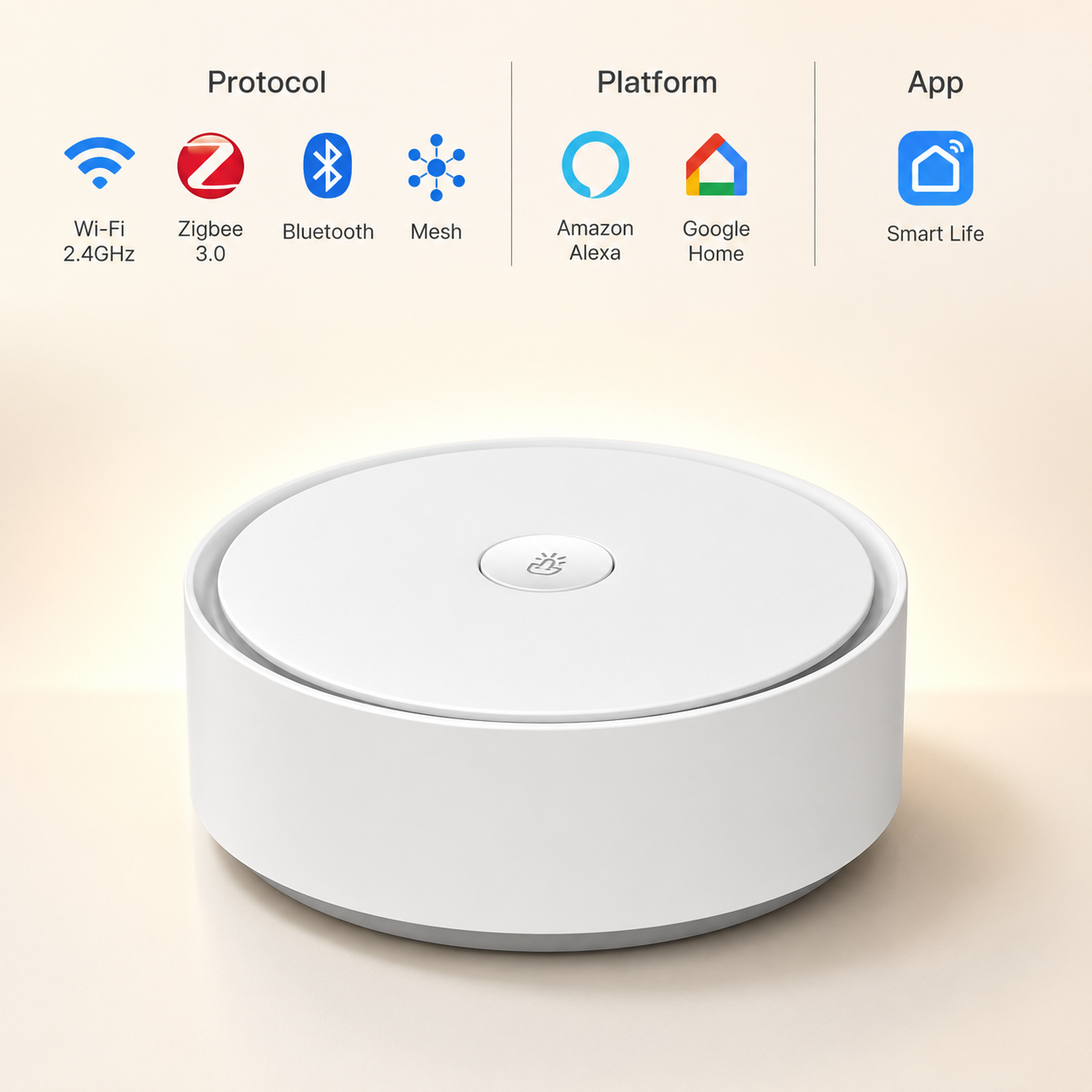 Zigbee & Bluetooth Smart Gateway Hub smart hub and control main product image
