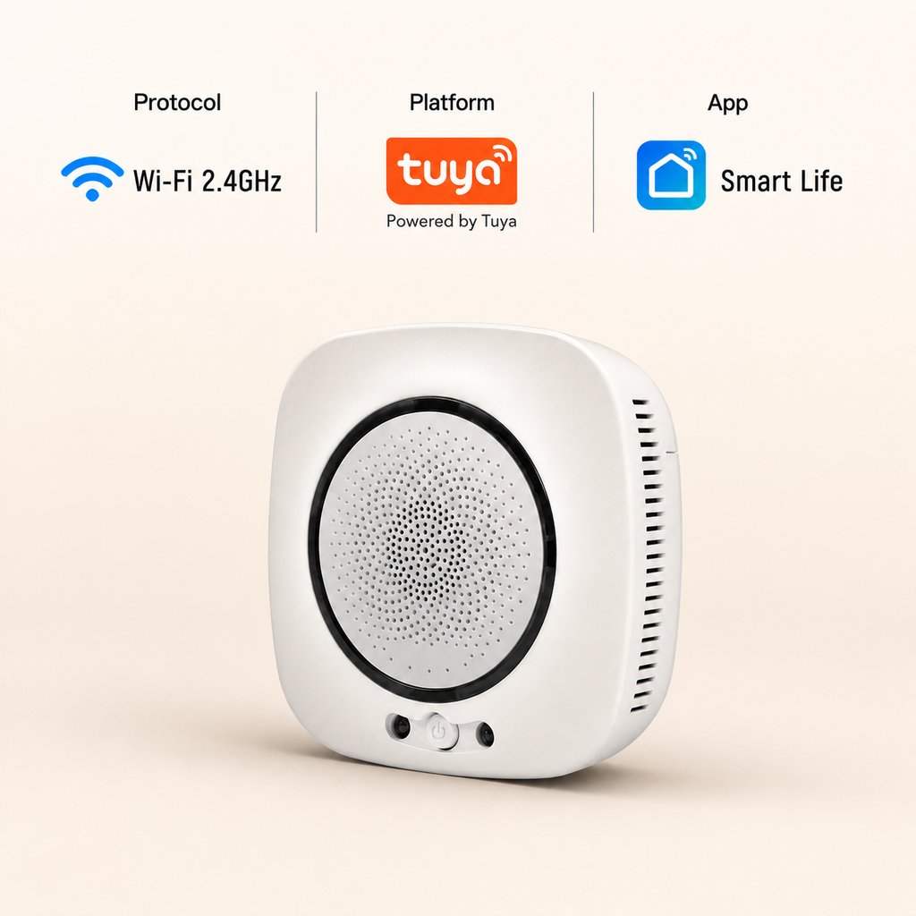 Smart Wi-Fi Natural Gas Detector Alarm gas safety automation main product image