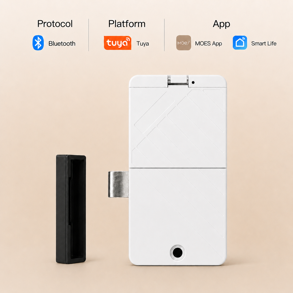 Bluetooth Cabinet Lock with NFC & IC Card smart safety and security main product image