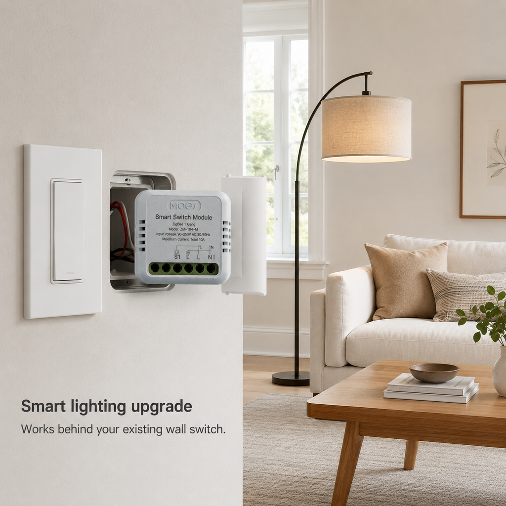 Mini Smart Switch Module for Lights & Sockets smart lighting product image 12