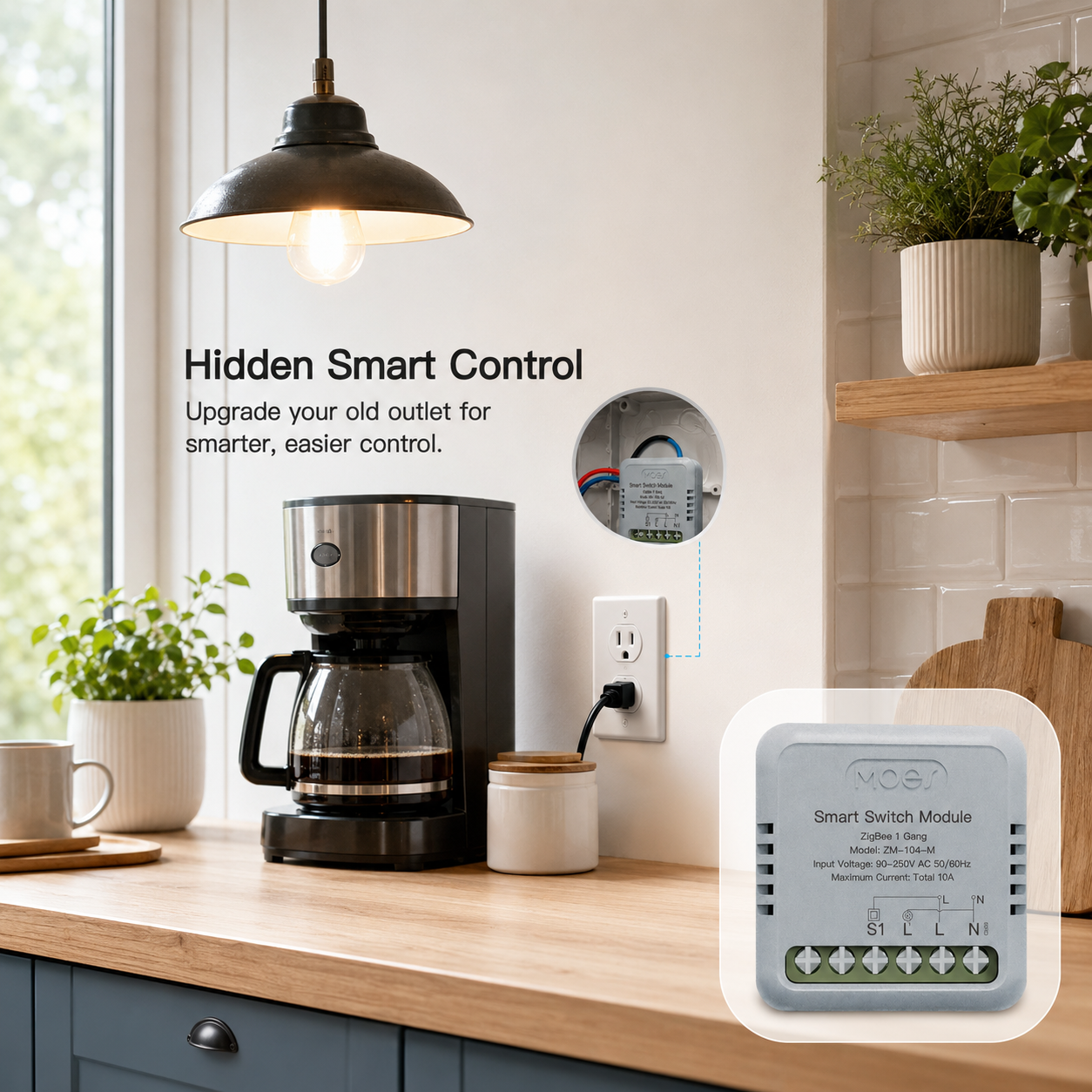 Mini Smart Switch Module for Lights & Sockets smart lighting product image 11
