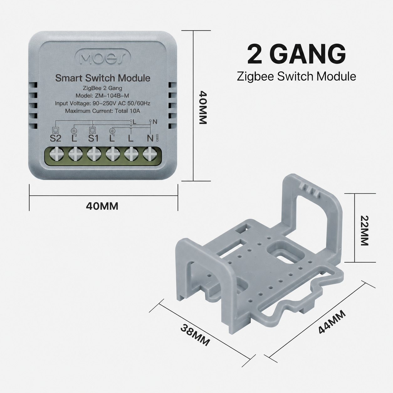 Mini Smart Switch Module for Lights & Sockets smart lighting product image 3