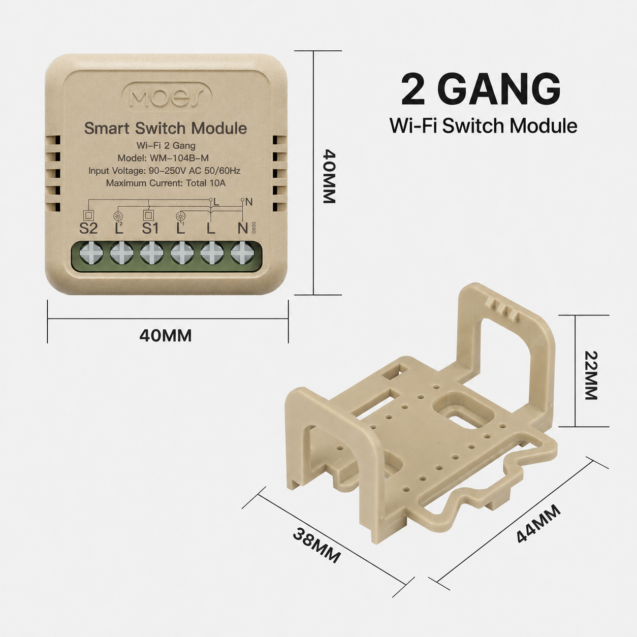Mini Smart Switch Module for Lights & Sockets smart lighting product image 6