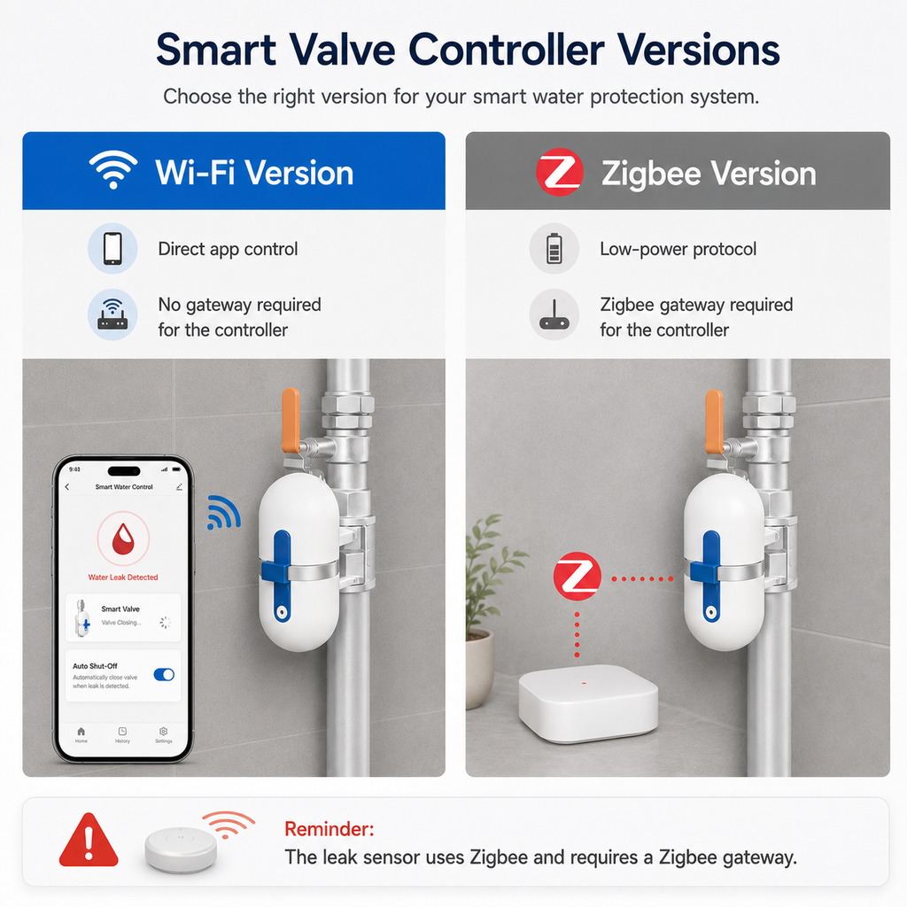 Smart Water Leak Protection Kit with Valve Controller water leak protection product image 8