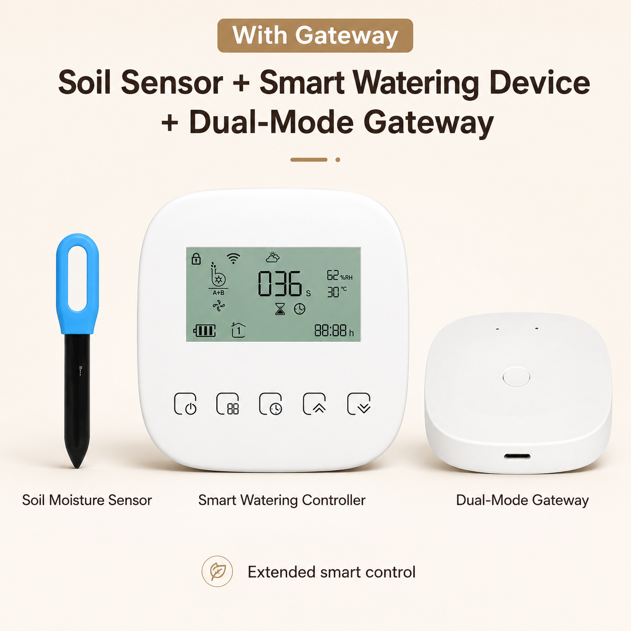 Smart Automatic Plant Watering Bundle with Soil Sensor smart irrigation product image 11