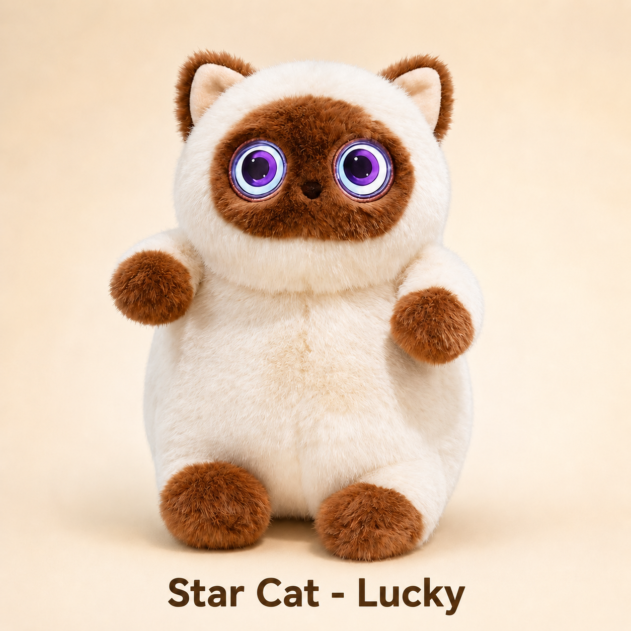 AI Plush Cat Companion Toy with Moving Eyes & Tuya Support smart toy product image 14