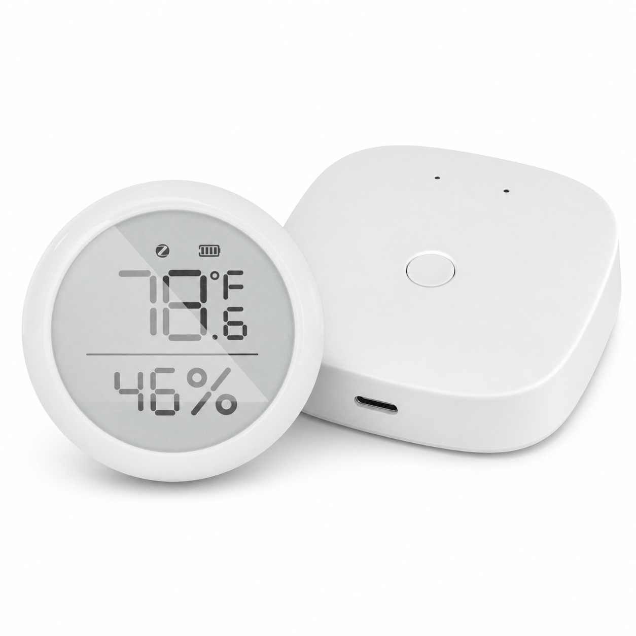 Zigbee Temperature & Humidity Sensor with LCD smart safety and security product image 14