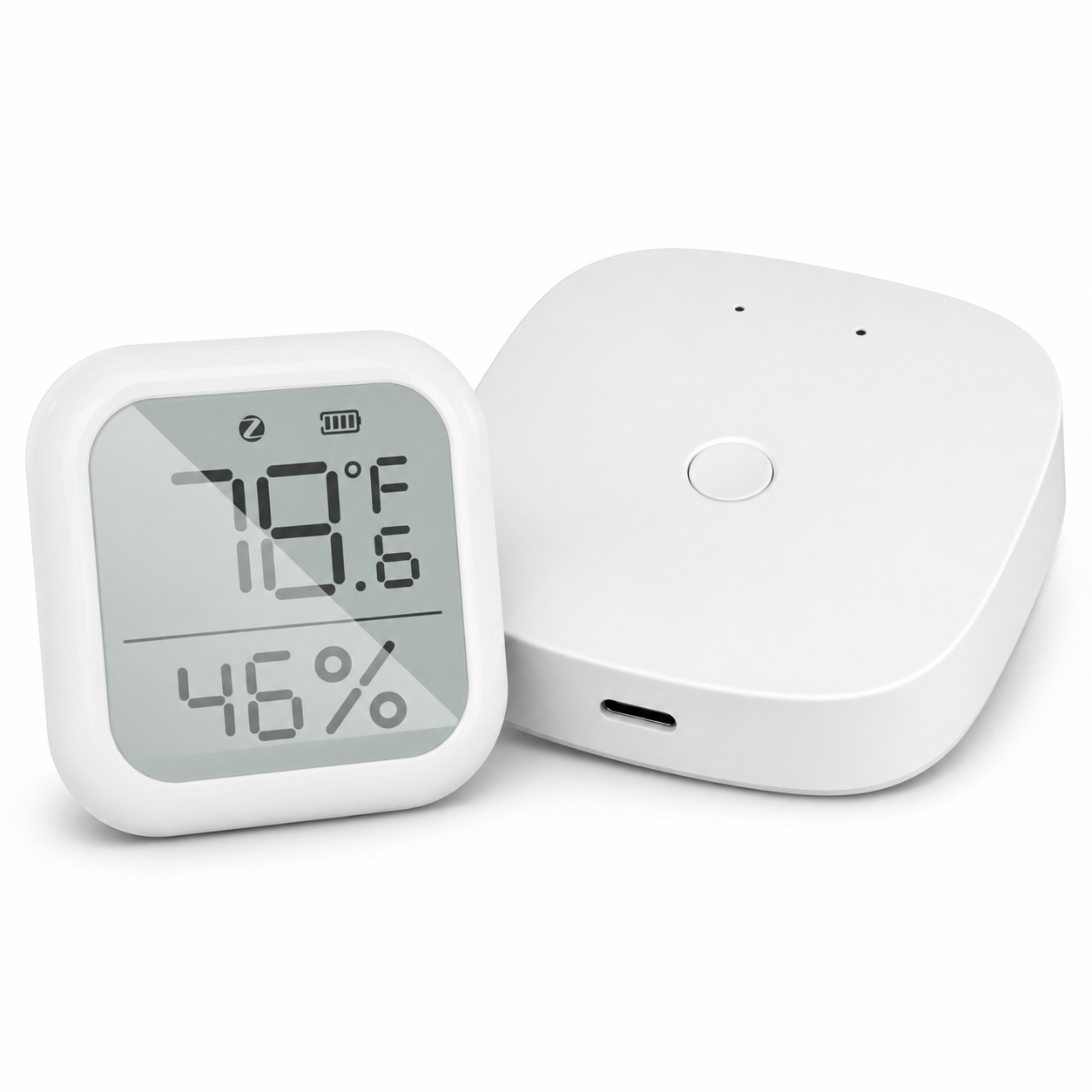 Zigbee Temperature & Humidity Sensor with LCD smart safety and security product image 15