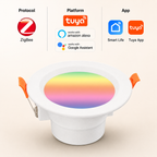 Zigbee RGB LED Downlight, 6W smart irrigation main product image