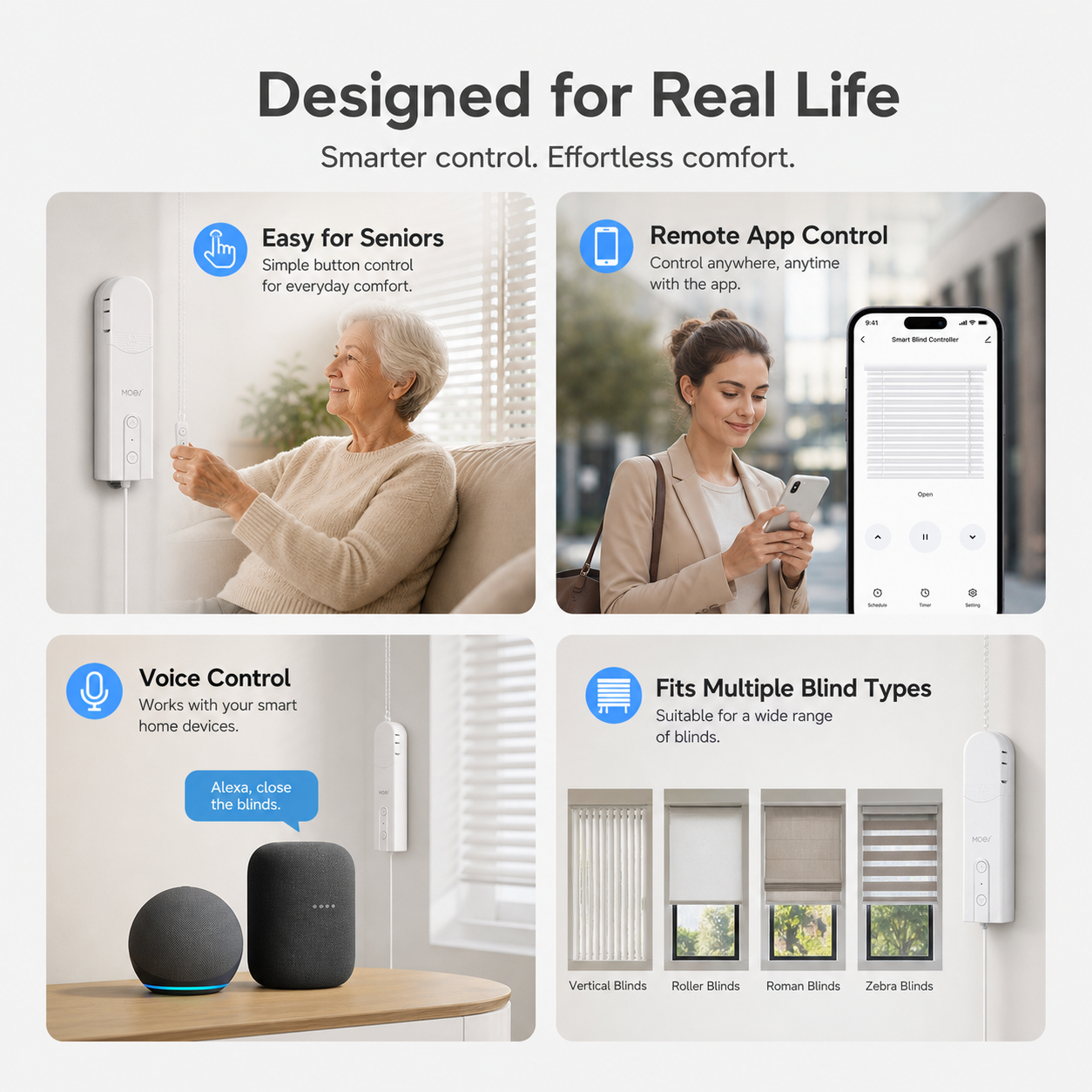 Smart Wi-Fi Chain Pull Blind Motor smart irrigation product image 5