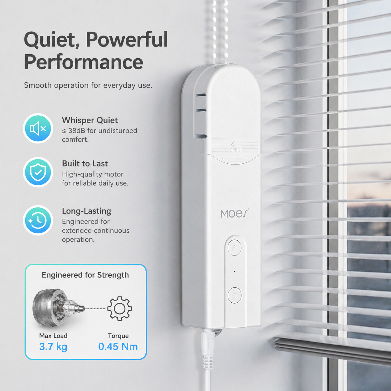 Smart Wi-Fi Chain Pull Blind Motor smart irrigation product image 6