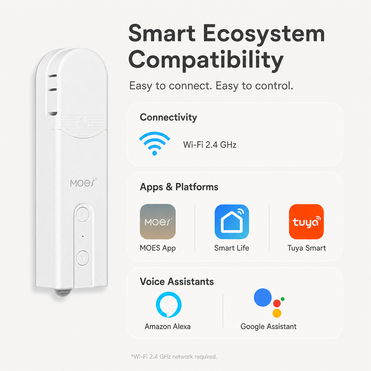 Smart Wi-Fi Chain Pull Blind Motor smart irrigation product image 9