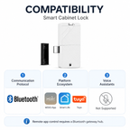 Bluetooth Cabinet Lock with NFC & IC Card smart safety and security product image 8