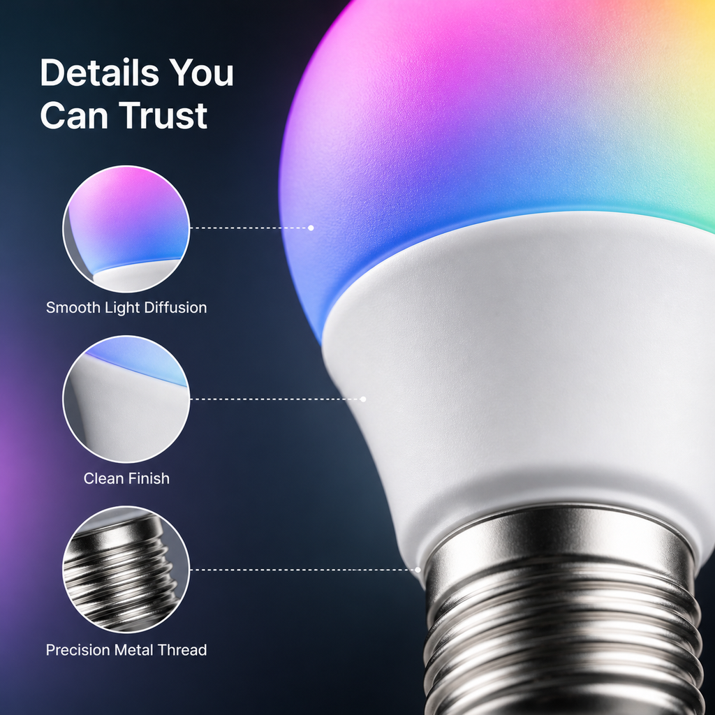 Bluetooth E27 Smart Bulb smart irrigation product image 8