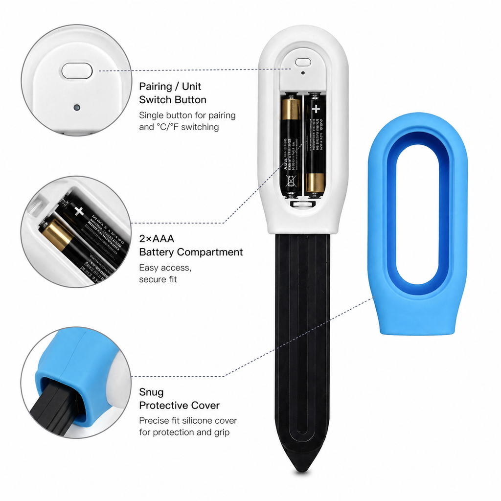 Bluetooth Soil Moisture & Temperature Sensor smart irrigation product image 7