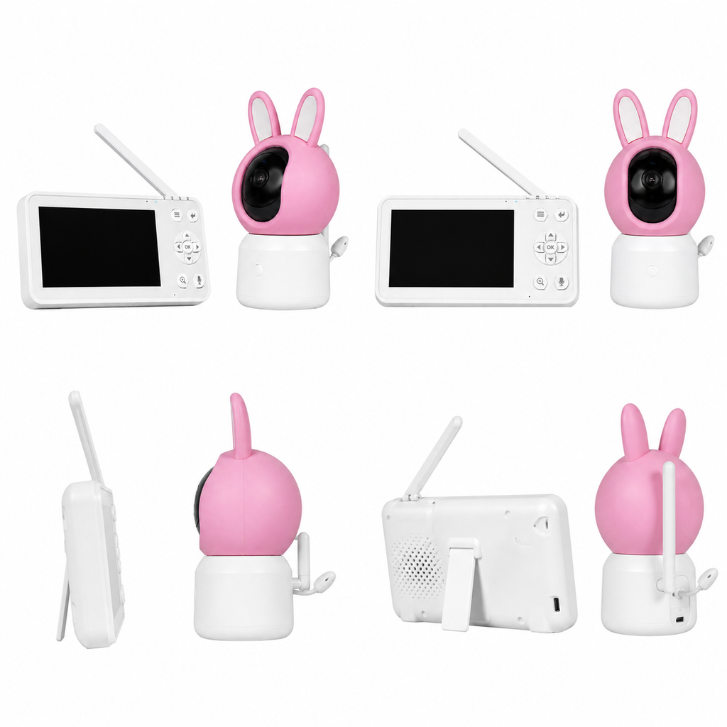 Smart Wi-Fi Baby Monitor Camera with LCD Screen smart safety and security product image 2