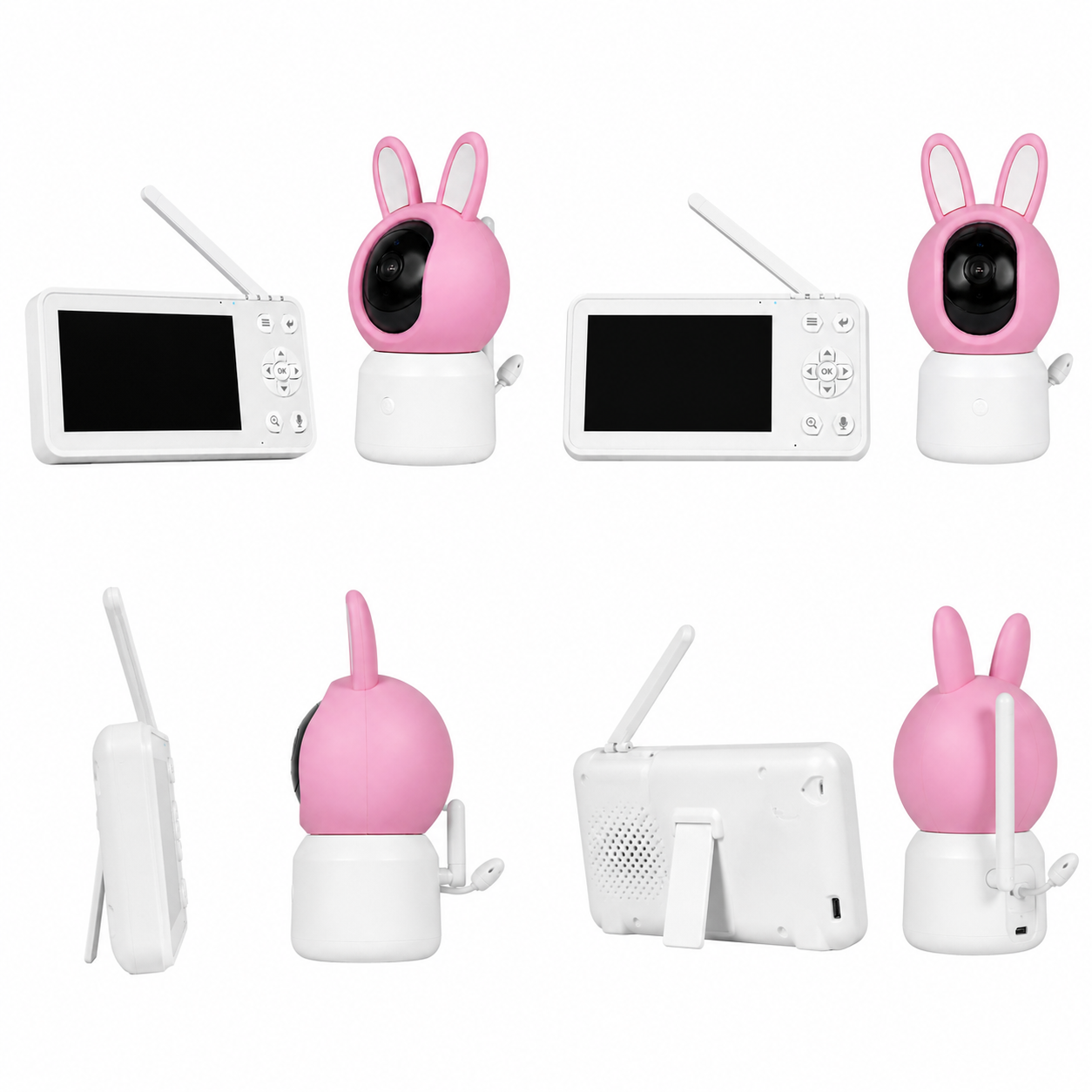Smart Wi-Fi Baby Monitor Camera with LCD Screen smart safety and security product image 2