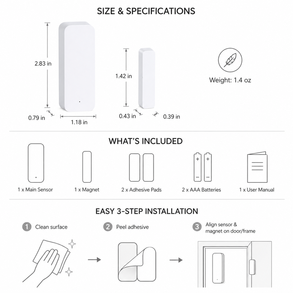 Smart Wi-Fi Door & Window Sensor smart irrigation product image 8