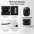 Smart Wi-Fi Dual-Lens Pan-Tilt Indoor Camera smart safety and security product image 7