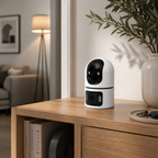 Smart Wi-Fi Dual-Lens Pan-Tilt Indoor Camera smart safety and security product image 3