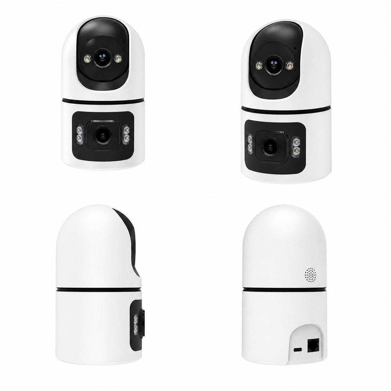 Smart Wi-Fi Dual-Lens Pan-Tilt Indoor Camera smart safety and security product image 2