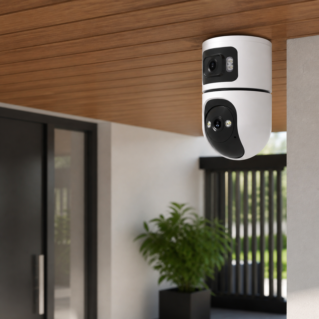 Smart Wi-Fi Dual-Lens Pan-Tilt Indoor Camera smart safety and security product image 4