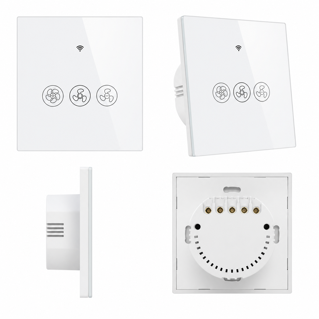 Smart Wi-Fi Ceiling Fan Speed Control Switch smart safety and security product image 2