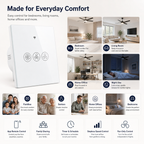 Smart Wi-Fi Ceiling Fan Speed Control Switch smart safety and security product image 5
