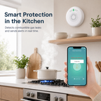 Zigbee Combustible Gas Detector gas safety automation product image 3