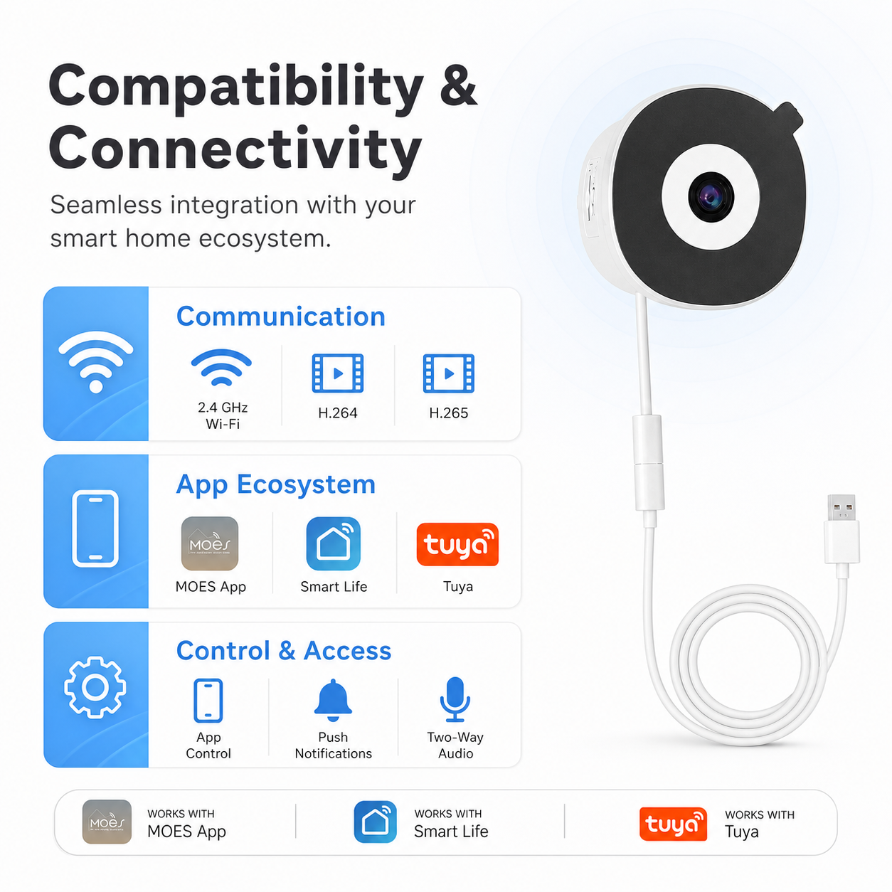Magnetic Window Security Camera window and curtain automation product image 9