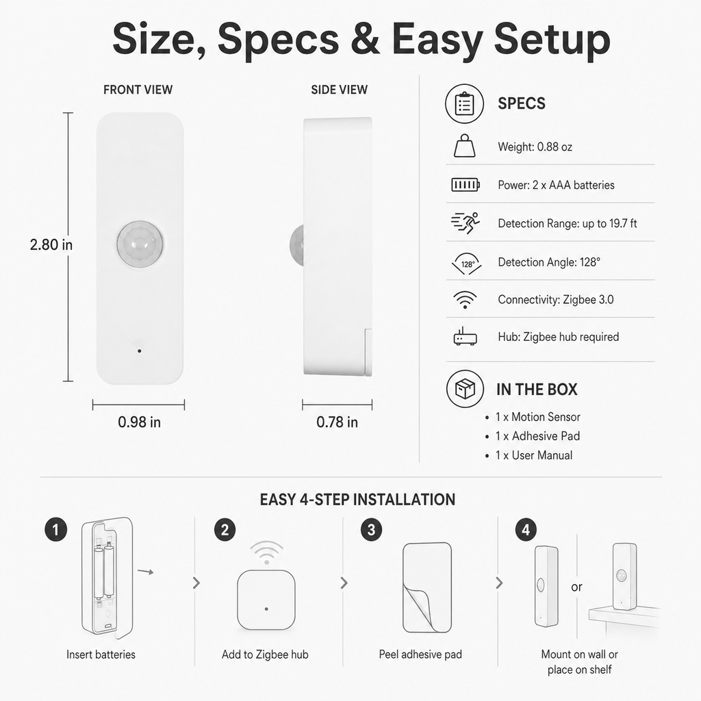 Zigbee PIR Motion Sensor smart irrigation product image 8