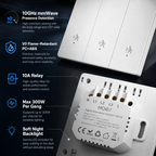 Zigbee mmWave Motion Sensor Light Switch detail image 6