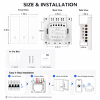 Zigbee mmWave Motion Sensor Light Switch detail image 8