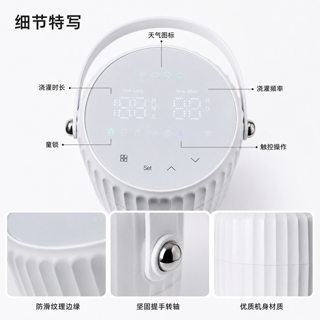 Smart Wi-Fi Dual-Outlet Plant Waterer smart irrigation product image 7