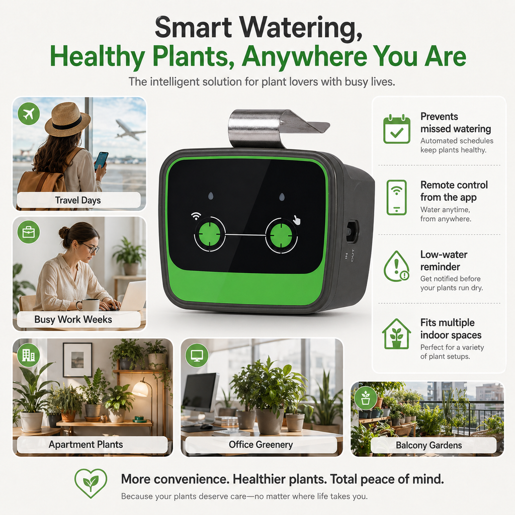 Smart Wi-Fi Automatic Plant Waterer smart irrigation product image 5