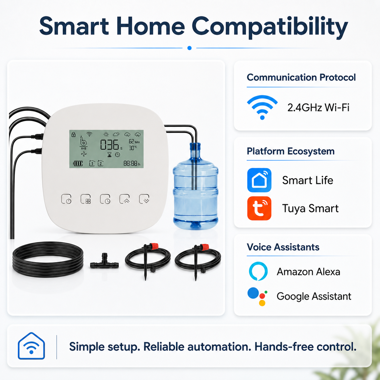 Smart Wi-Fi Automatic Plant Watering System smart irrigation product image 9