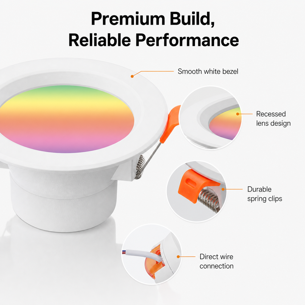 Zigbee RGB LED Downlight, 6W smart irrigation product image 6